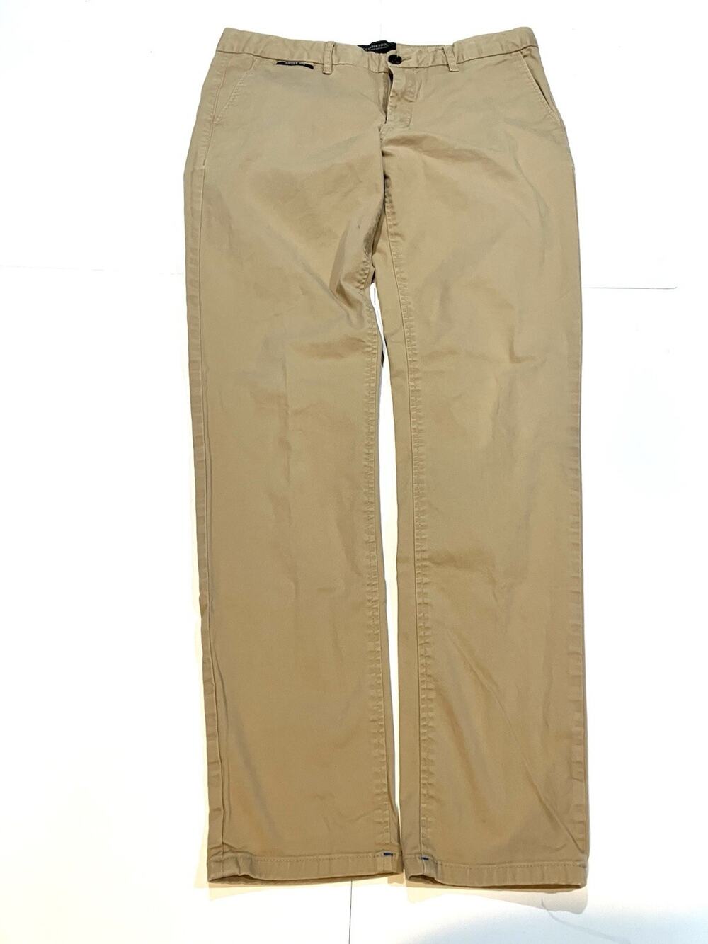 Scotch & Soda Mott Chino Pants Men's 31x32 (Fits 33x30) Slim Fit Stretch Brown